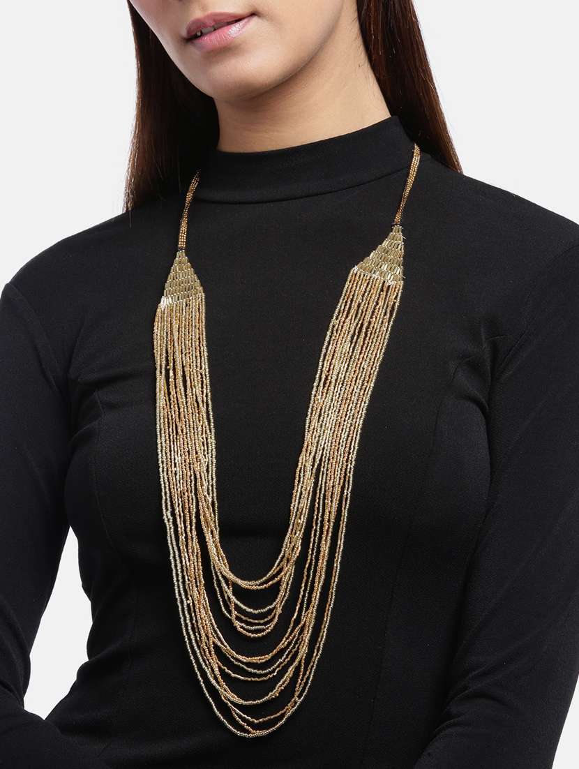 multi colored metal necklace - 18041741 -  Standard Image - 1