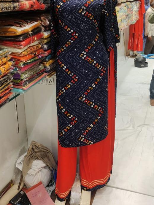 kurti palazo - 18041978 - Standard Image - 1