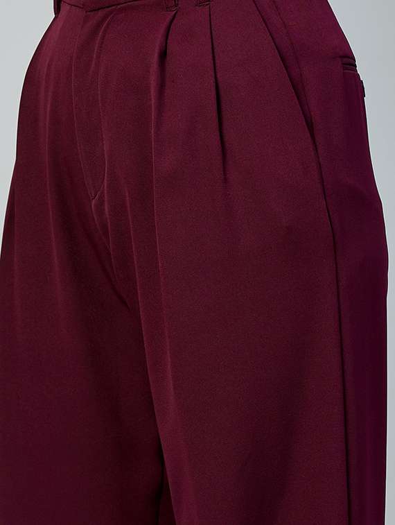 high rise wide leg trouser - 18042160 -  Standard Image - 4