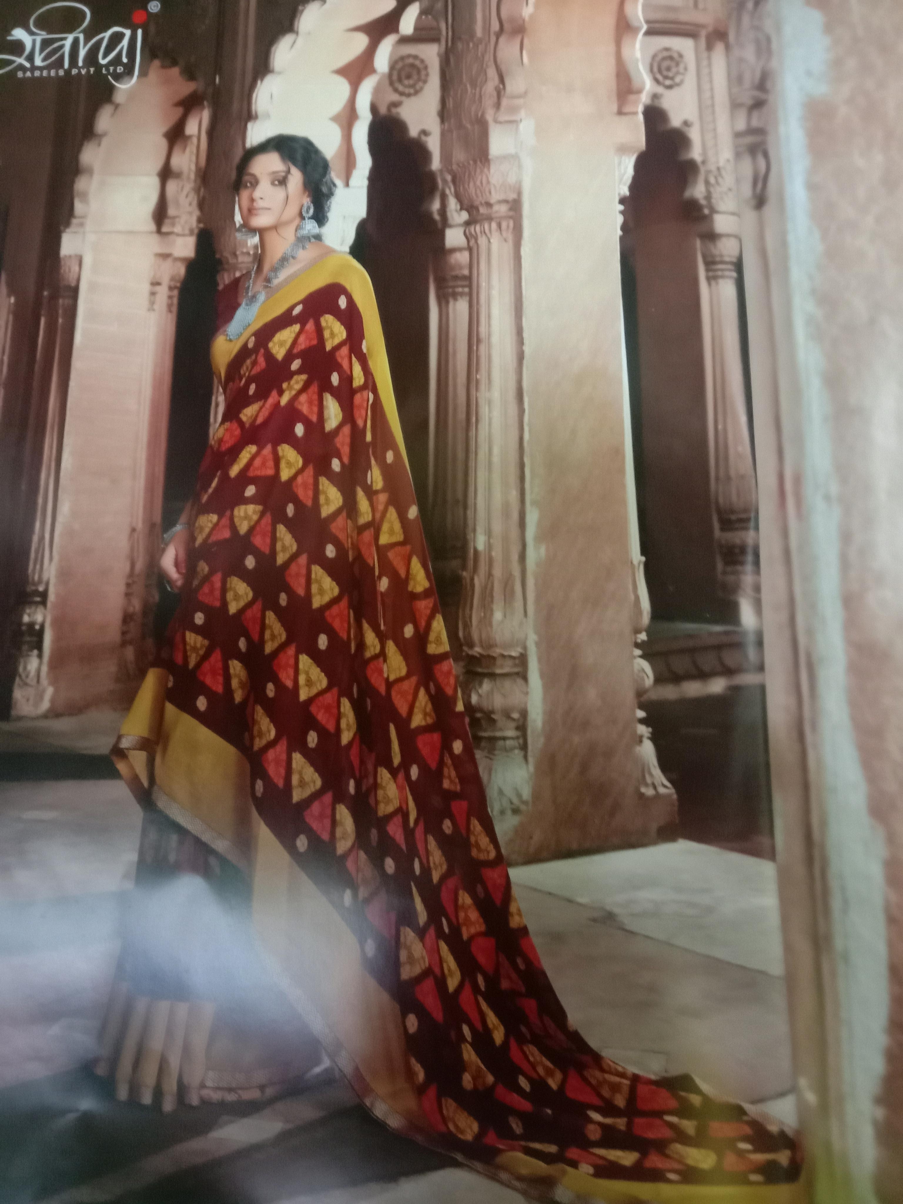 sarees in the silk - 18042275 - Standard Image - 1