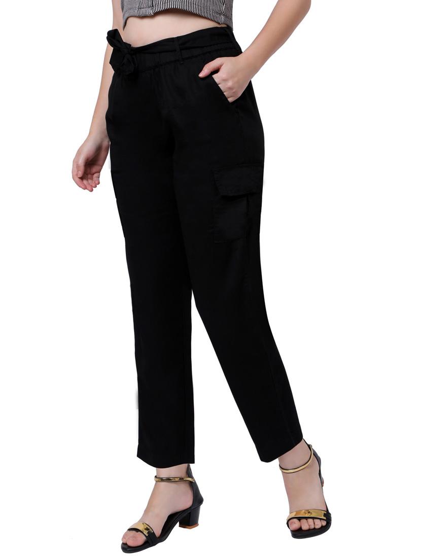 tie front solid pajama - 18042433 - Standard Image - 1