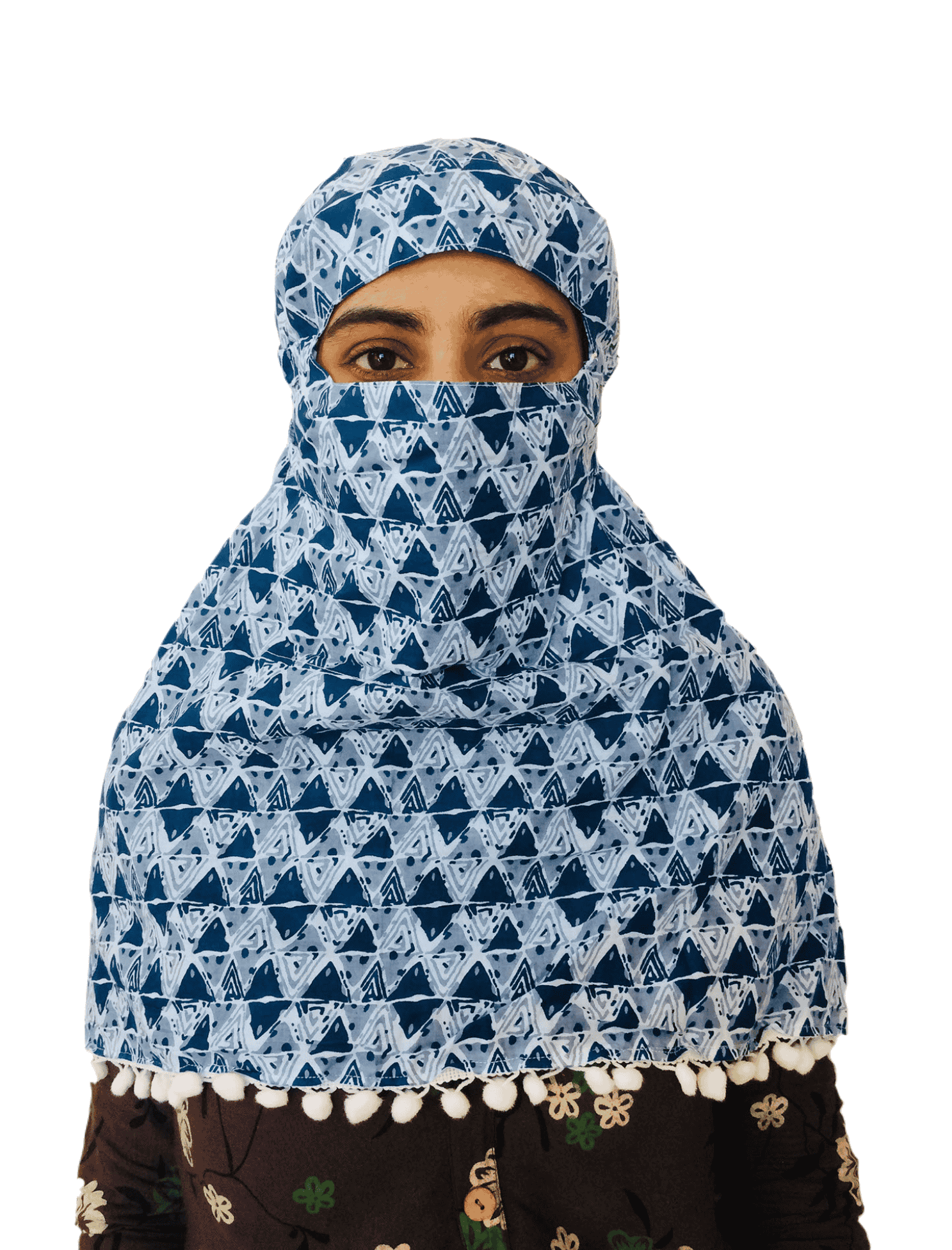 • women's printed cotton scarf cum 