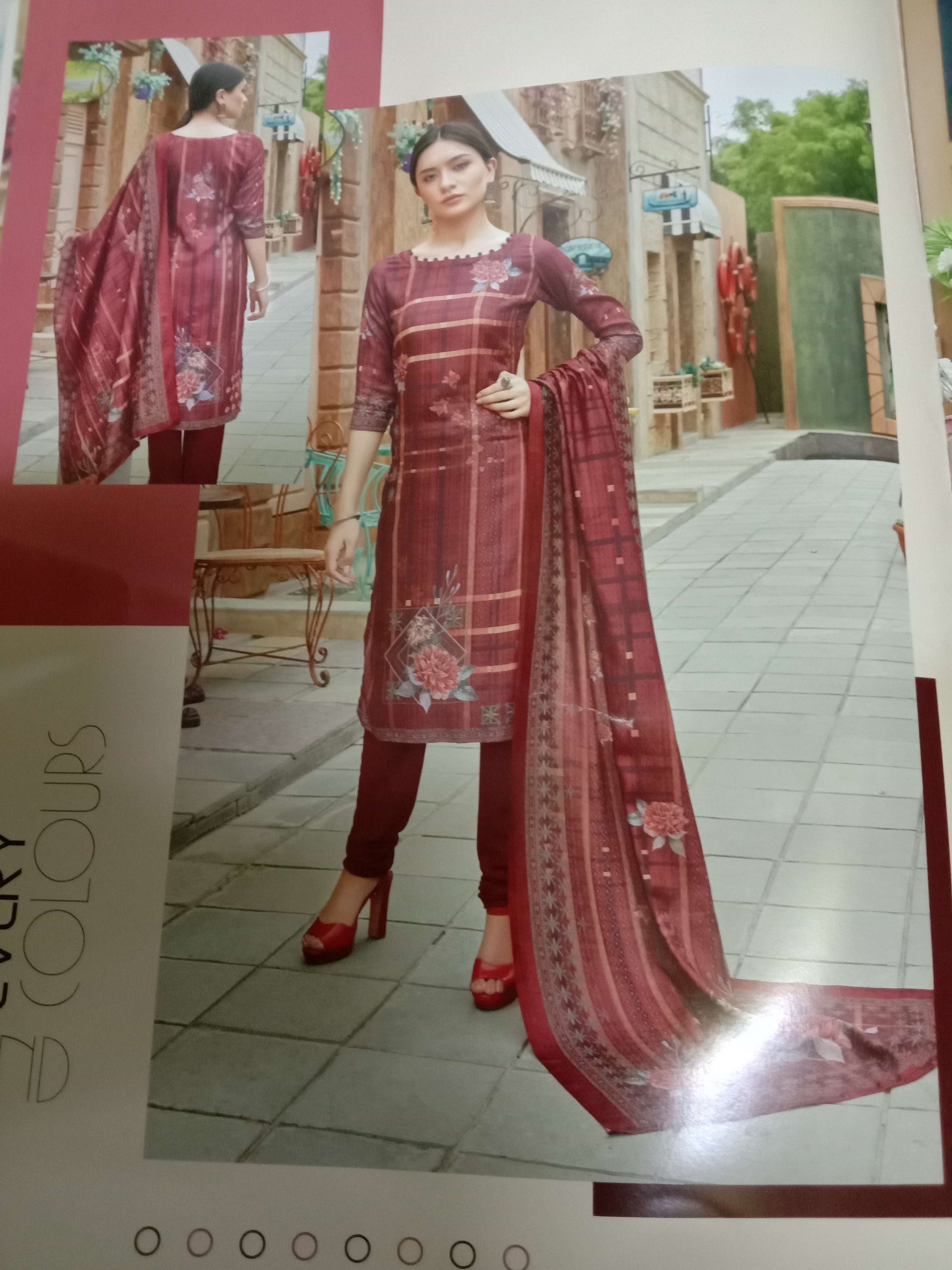 suite dupatta shalwar in silk - 18042990 - Standard Image - 1