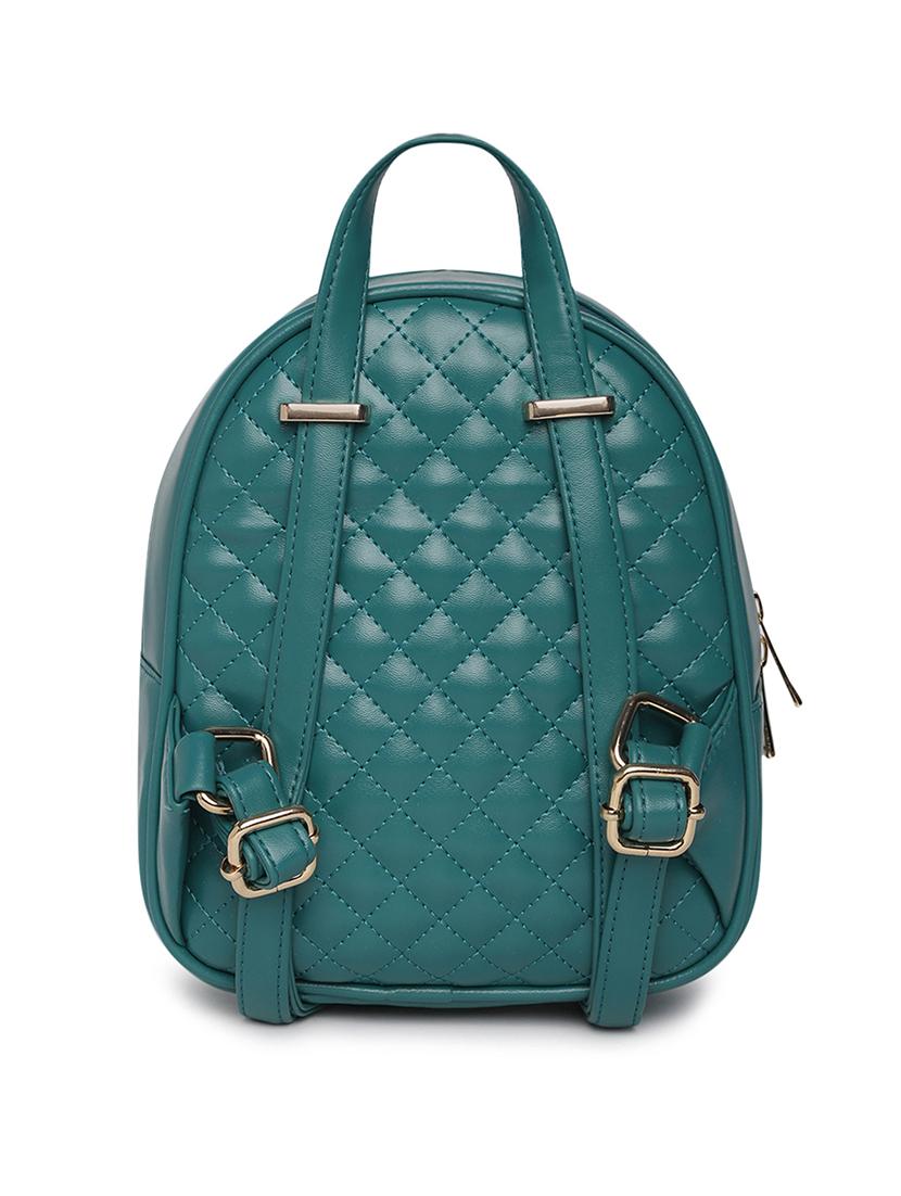 green leatherette (pu) regular backpack - 18044012 -  Standard Image - 1