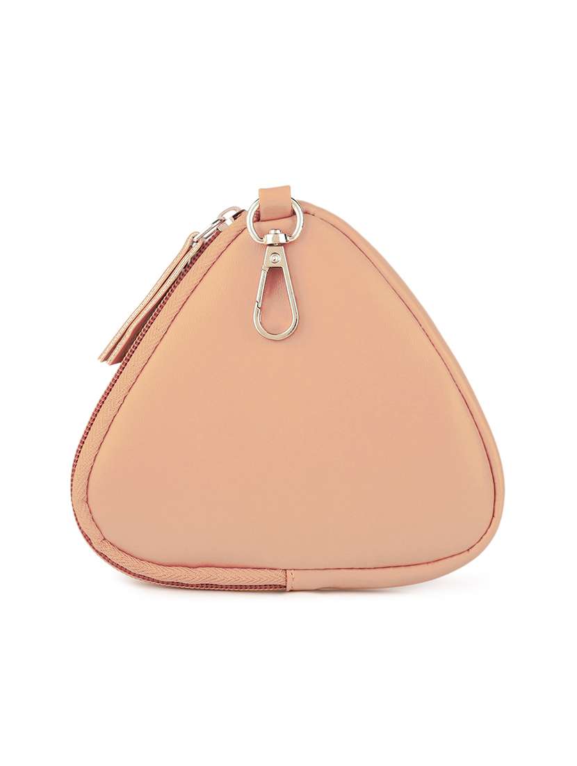 pink leatherette (pu) regular pouch - 18044376 -  Standard Image - 1