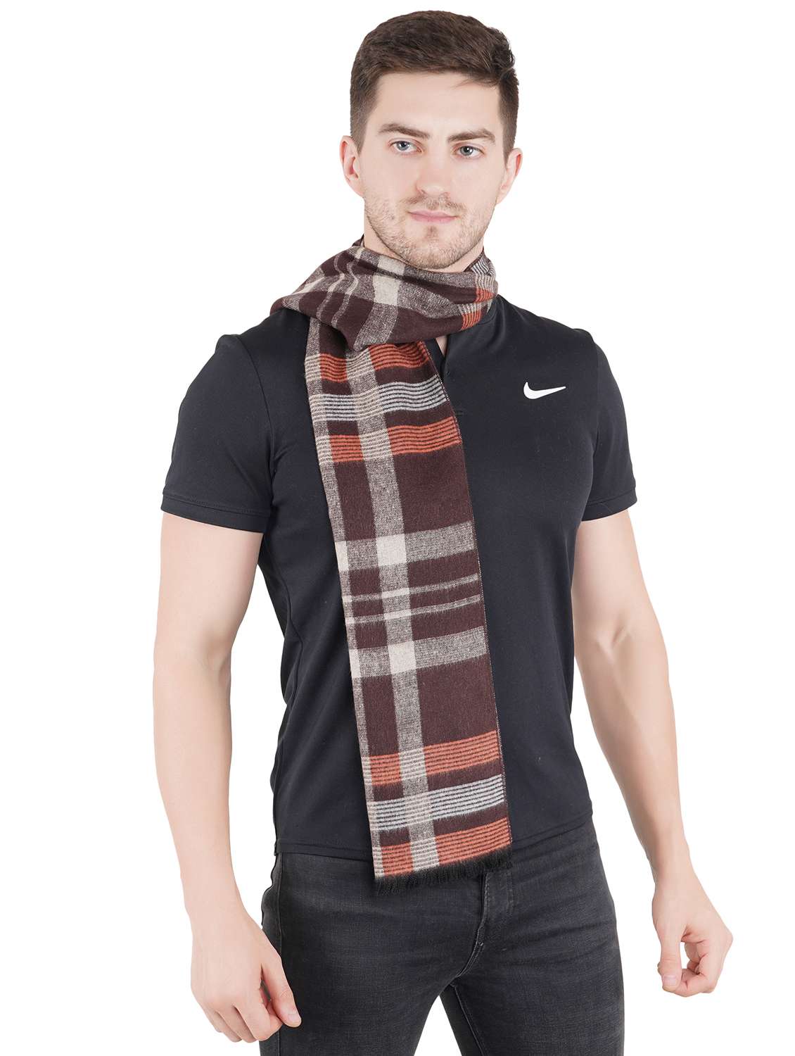 multi colored wool muffler - 18044725 -  Standard Image - 1