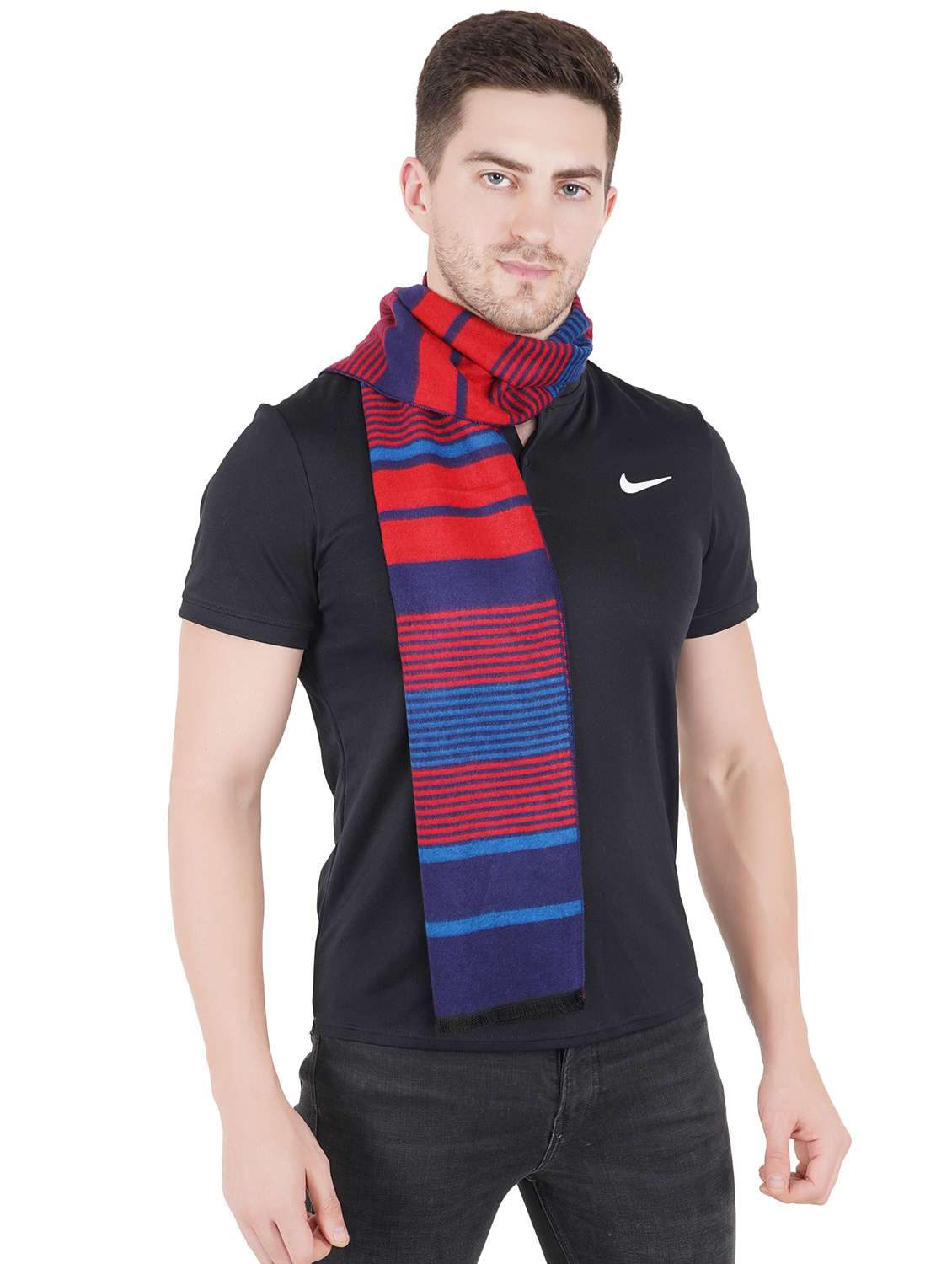 multi colored wool muffler - 18044728 -  Standard Image - 1