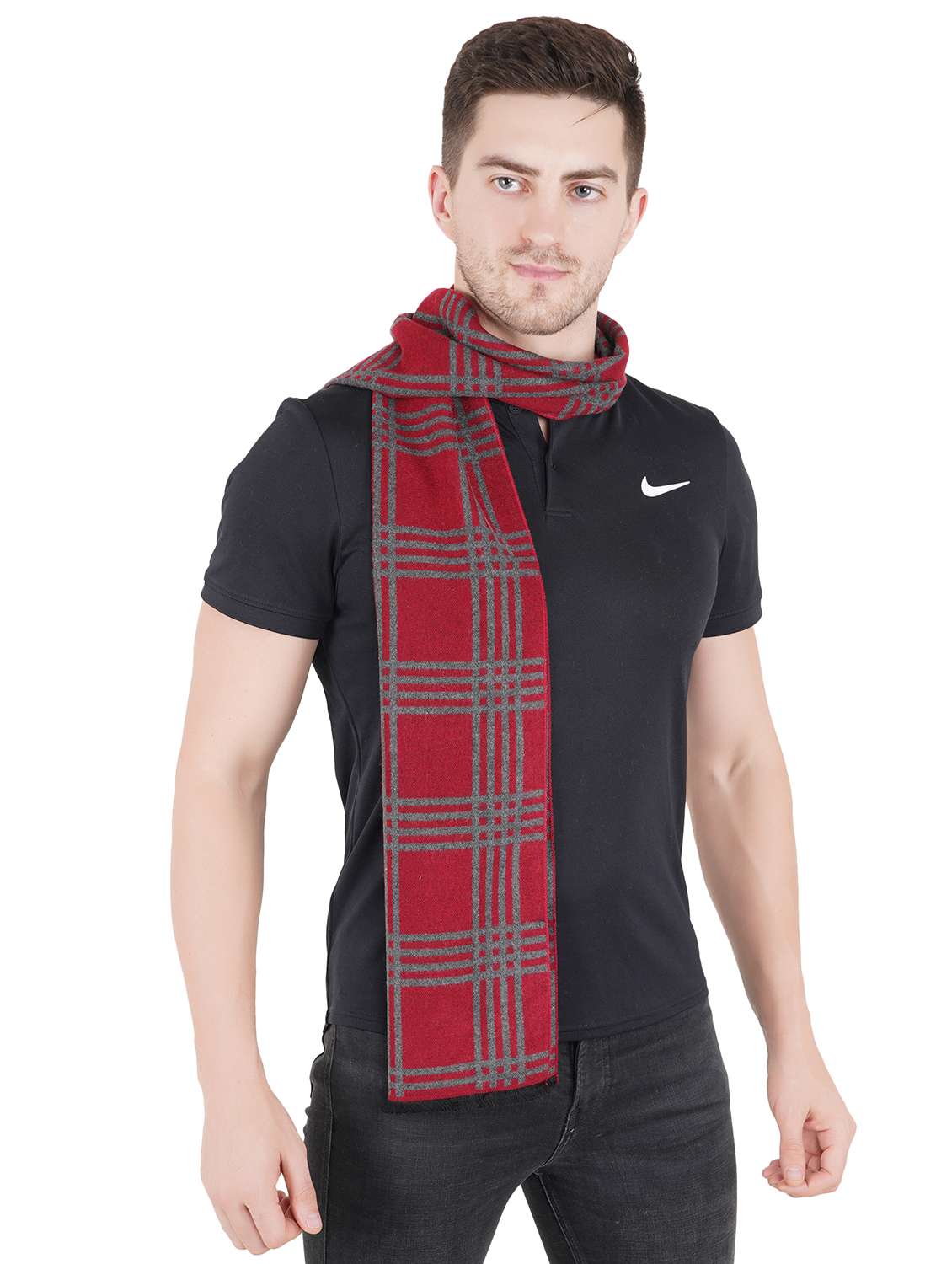 multi colored wool muffler - 18044733 -  Standard Image - 1