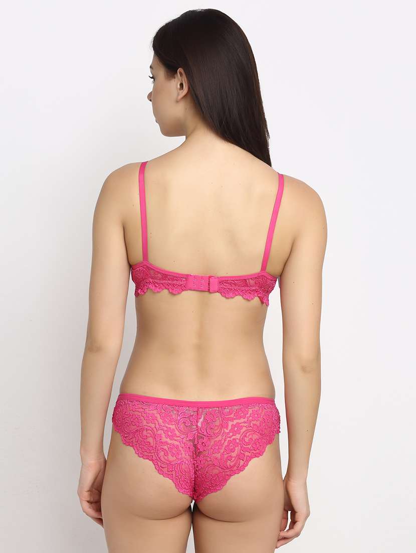 set of 2 laced bra & panty set  - 18045142 -  Standard Image - 4