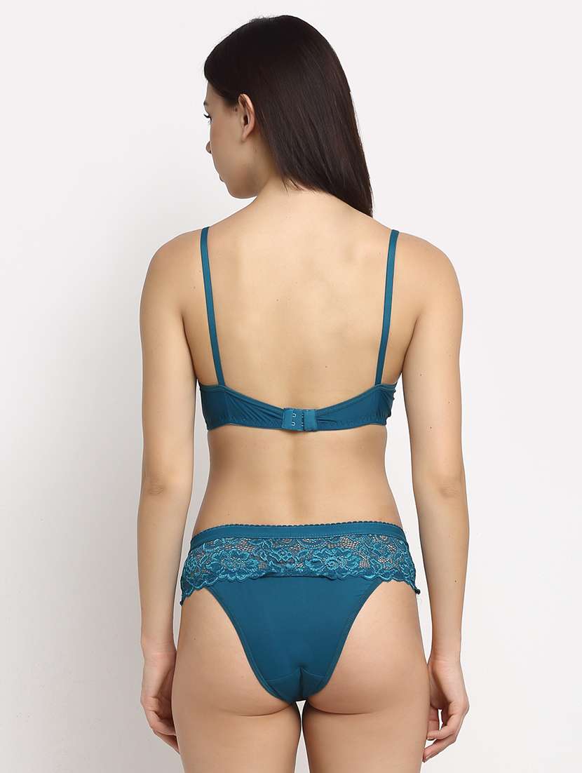 set of 2 laced bra & panty set  - 18045166 -  Standard Image - 4