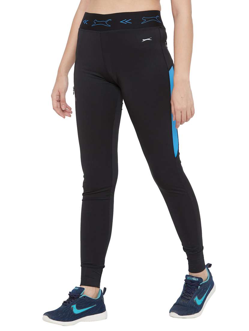 high rise color block track pant - 18045469 - Standard Image - 1