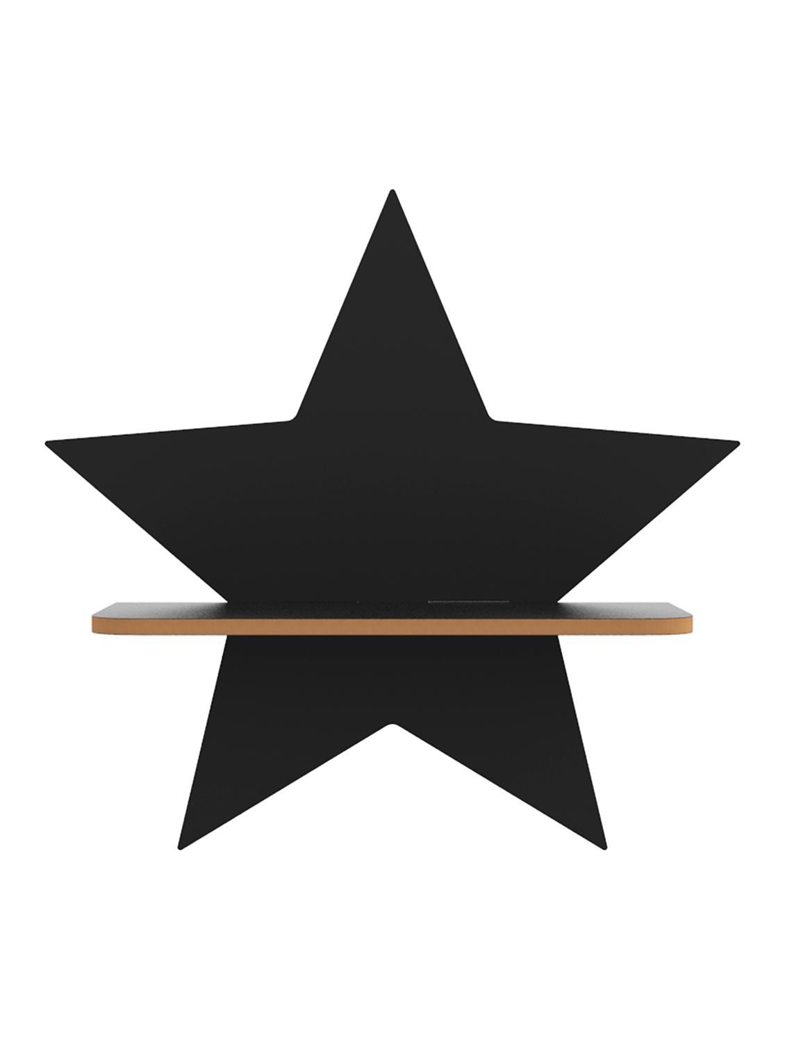 star wall shelf wall mounted floating shelves innovative wall hanging (dark brown) - 18045673 - Standard Image - 1