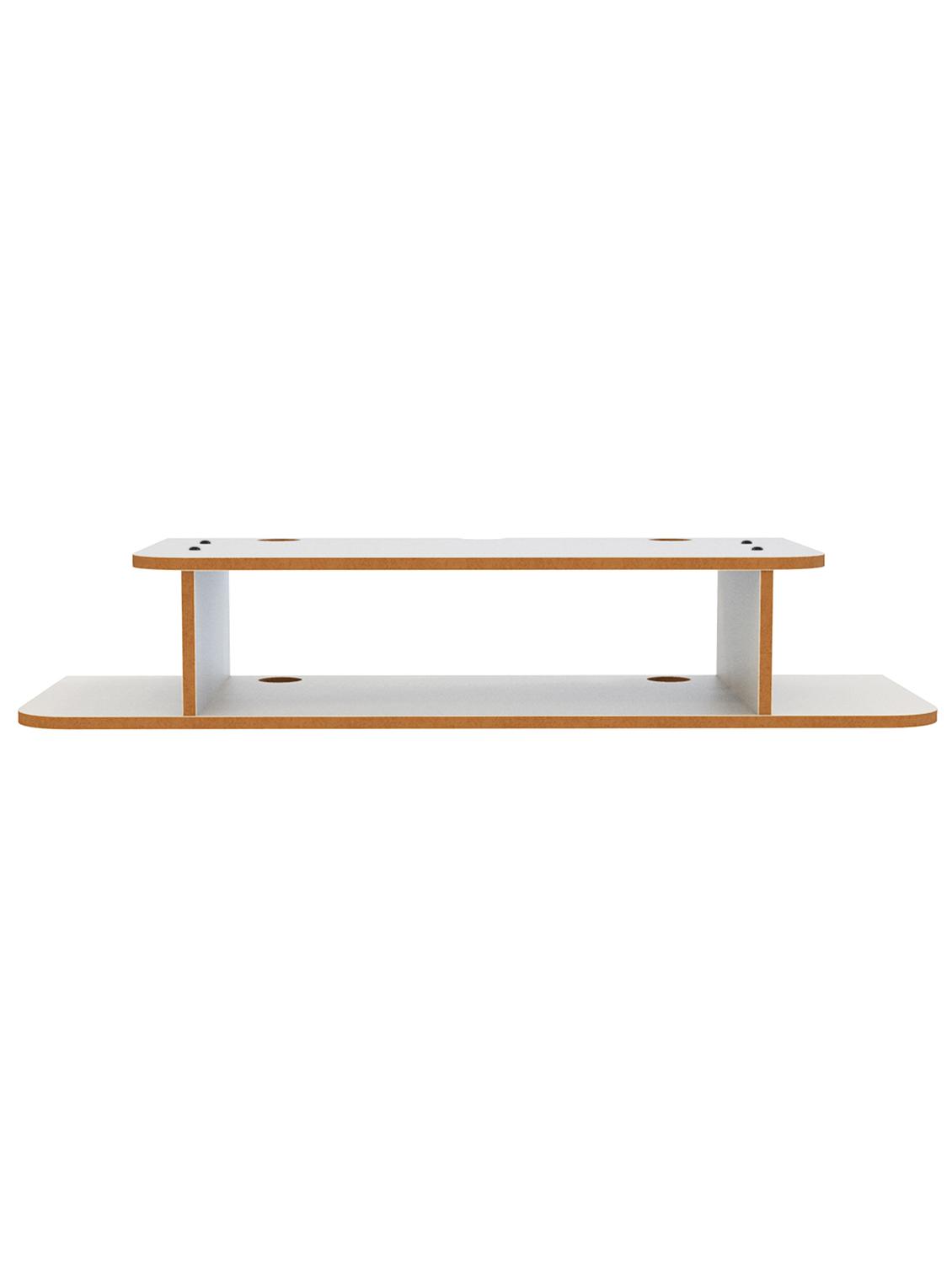 home sparkle straight set top box holder floating shelf (dark brown) - 18045682 -  Standard Image - 1