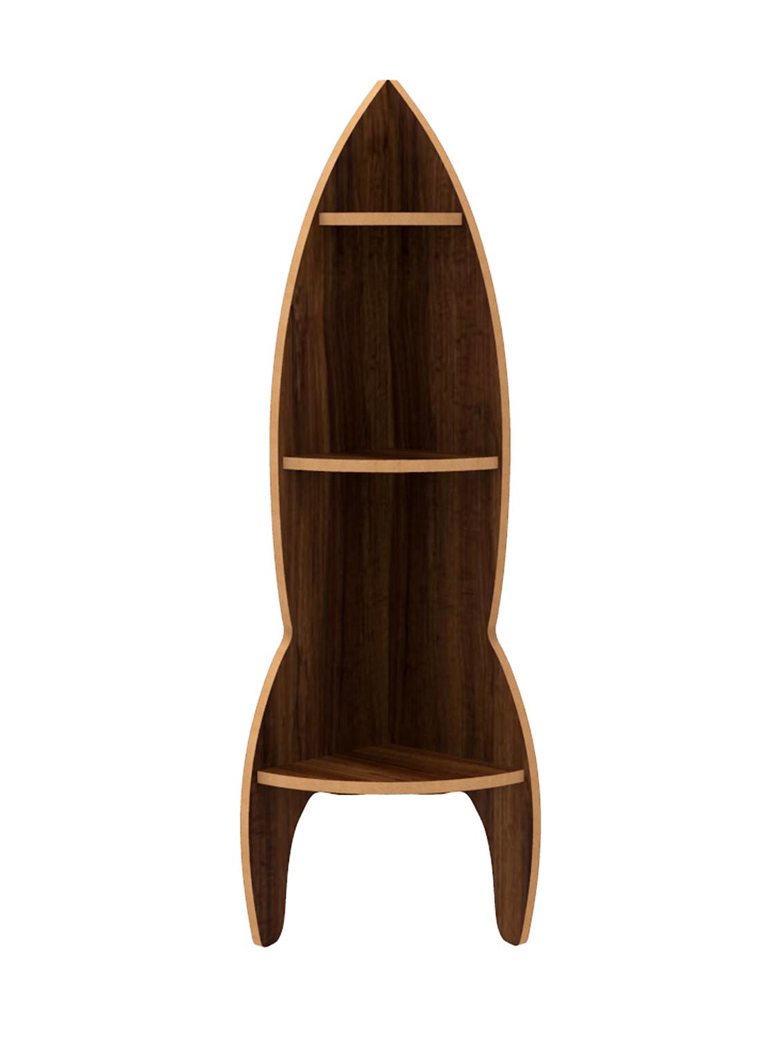 home sparkle rocket shaped wall shelf mdf wall shelf rack wall mounted floating shelves - 18045737 -  Standard Image - 1