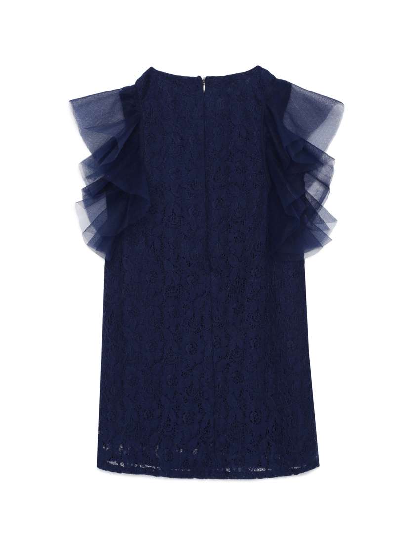 navy blue solid frock - 18047115 -  Standard Image - 1