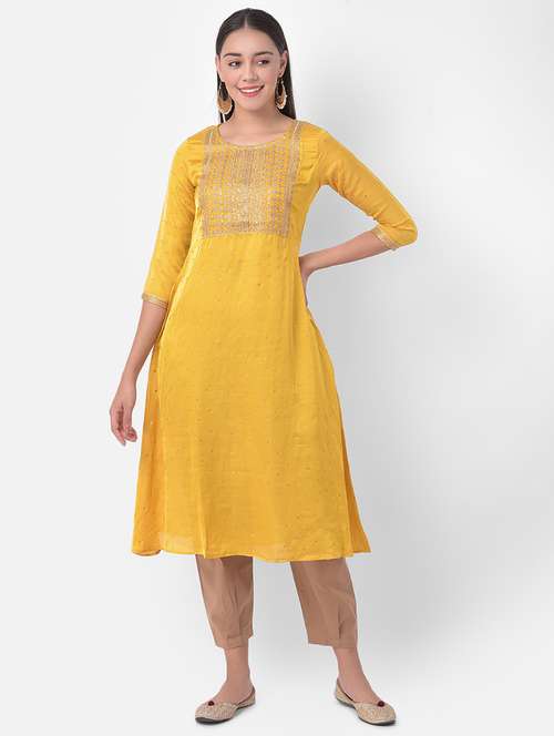 women's a-line kurta - 18047134 - Standard Image - 0