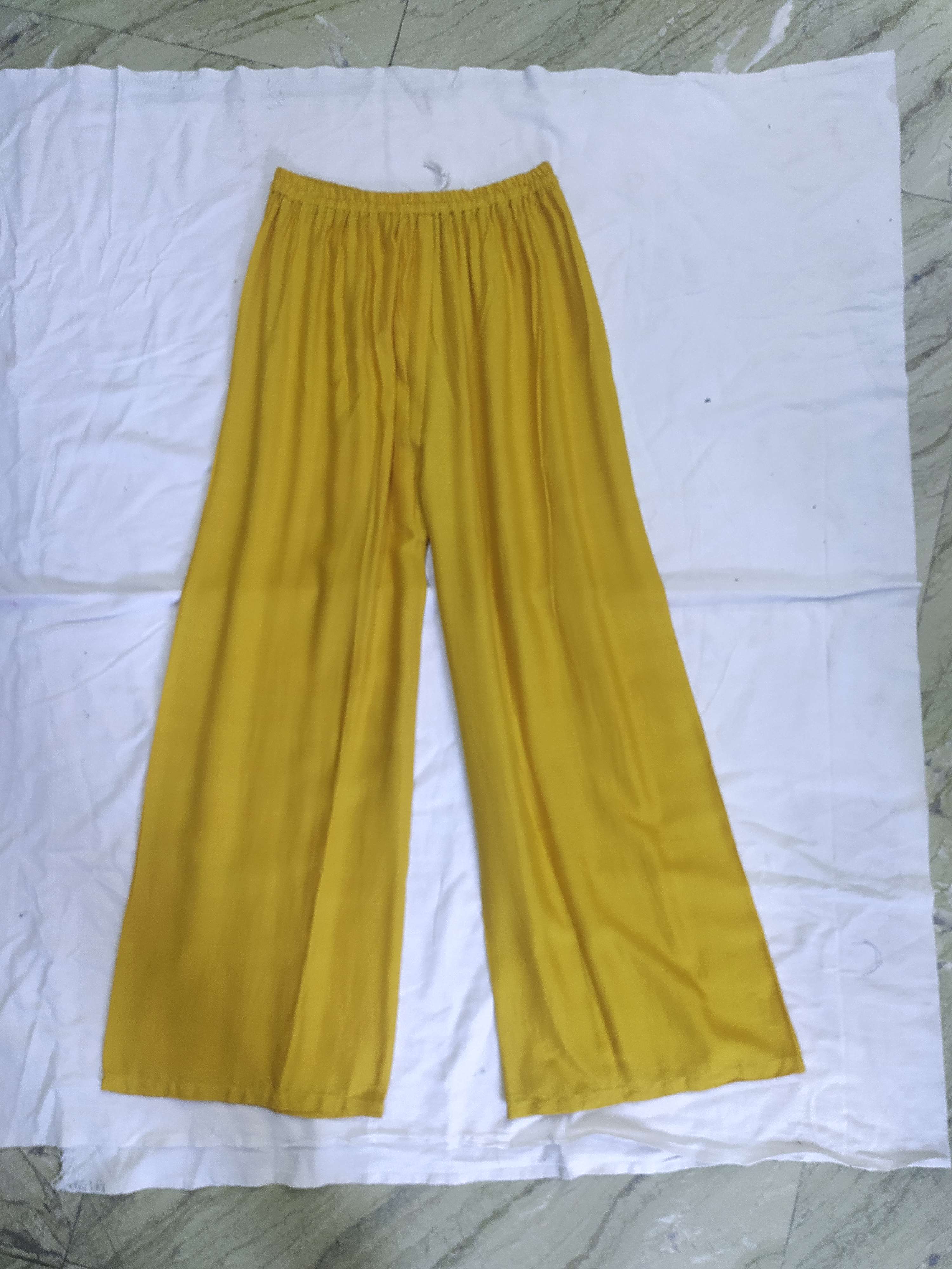 yellow shaara nd plazzo  - 18047147 -  Standard Image - 1