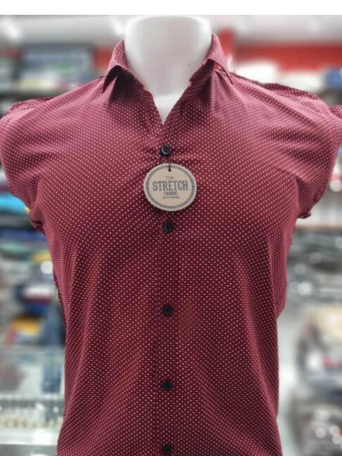 red cotton shirt - 18047522 -  Standard Image - 1