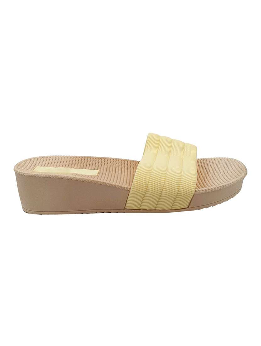 nude resin  flip flops - 18047800 -  Standard Image - 1