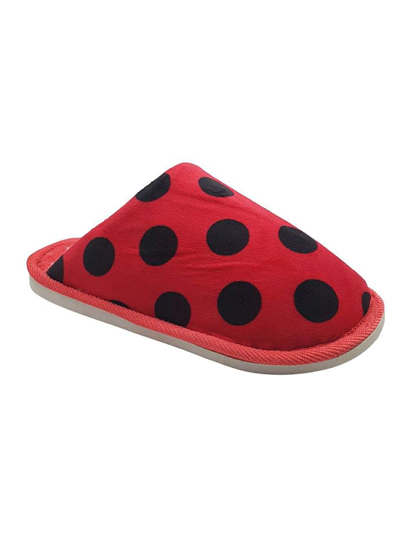 red resin  flip flops