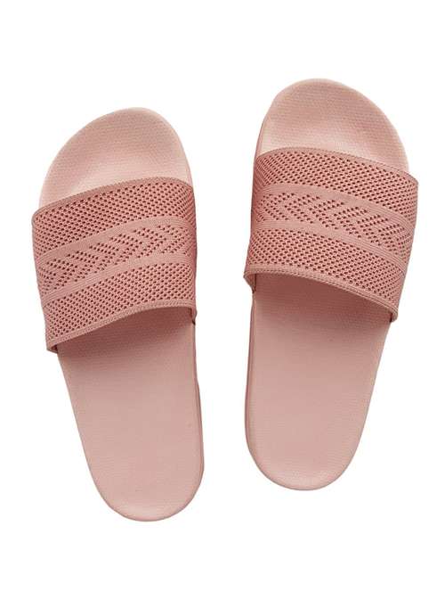 pink resin slides flip flops - 18047821 - Standard Image - 0