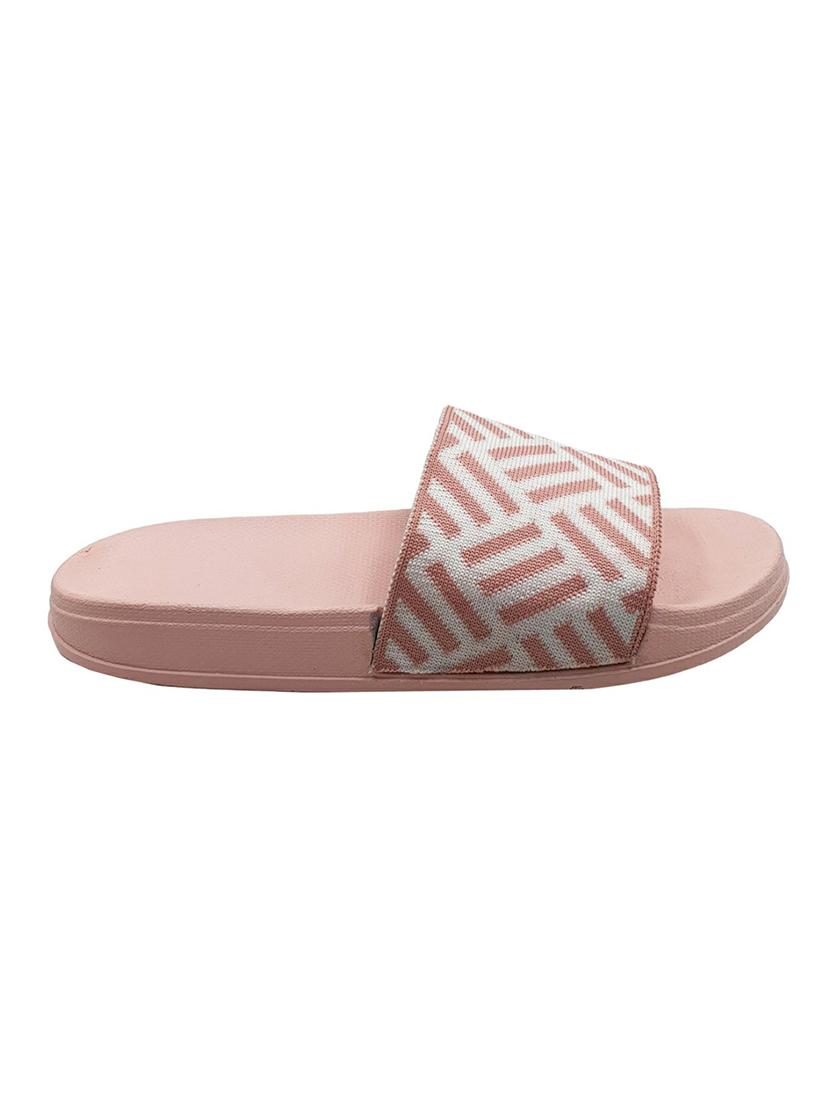 pink resin slides flip flops - 18047824 - Standard Image - 1