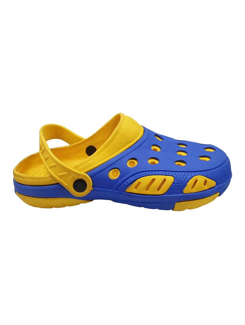 yellow rubber slip on sandals - 18047853 - Standard Image - 1