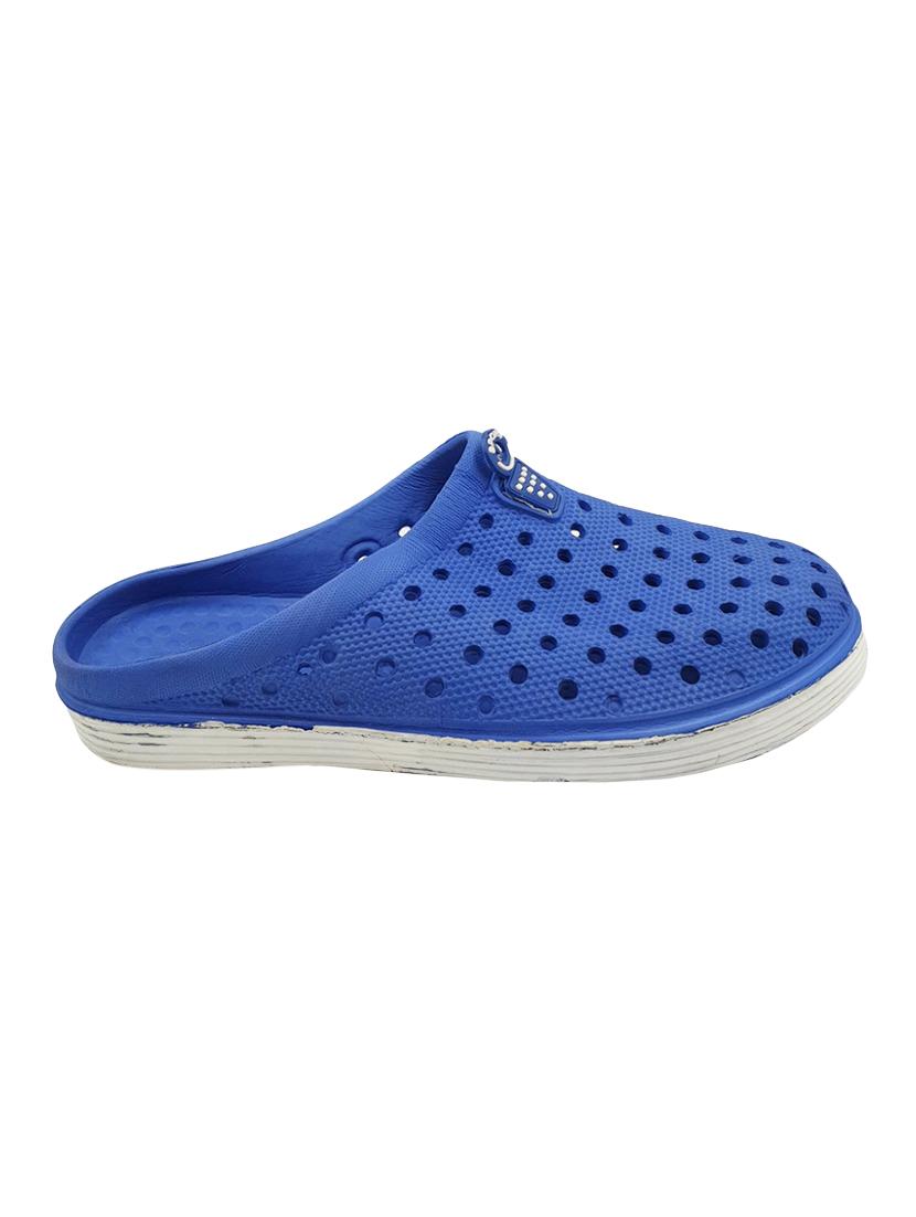 light blue rubber slip on sandals - 18047863 - Standard Image - 1