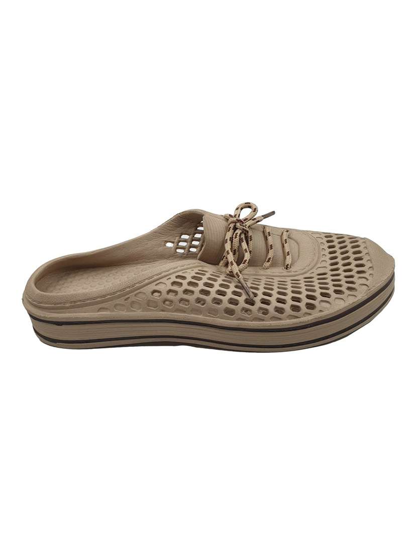 yellow rubber slip on sandals - 18047874 - Standard Image - 1