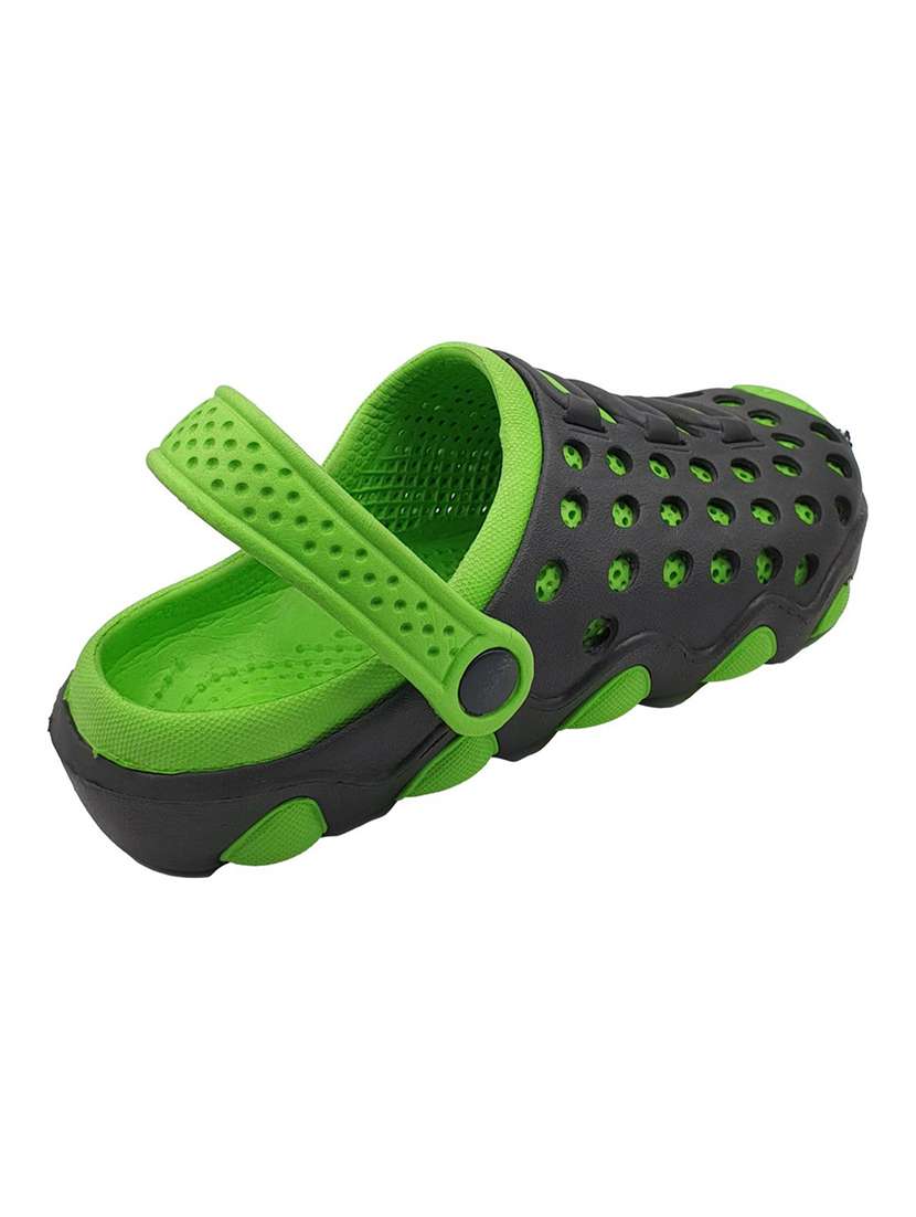 green rubber slip on sandals - 18047876 - Standard Image - 1
