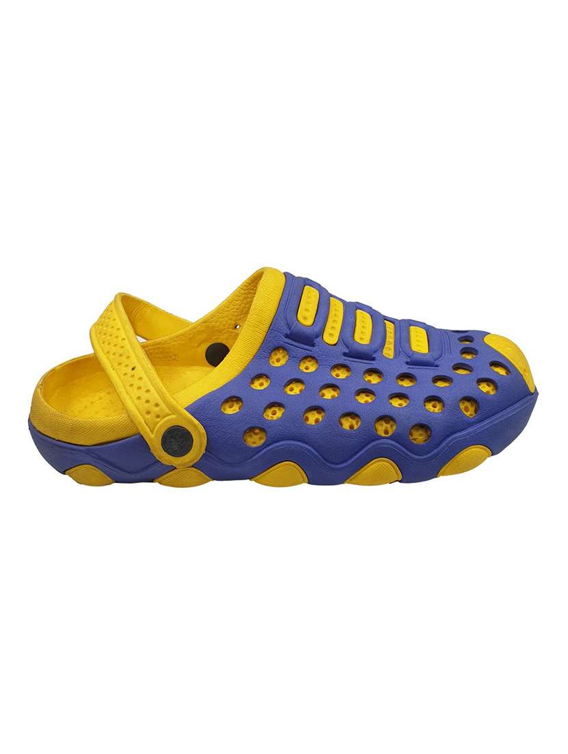 yellow rubber slip on sandals - 18047879 -  Standard Image - 1