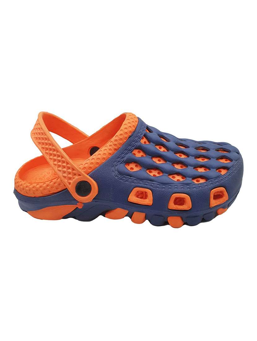orange rubber slip on sandals - 18047887 - Standard Image - 1