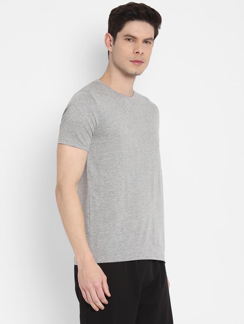 grey solid t-shirt - 18048022 -  Standard Image - 1
