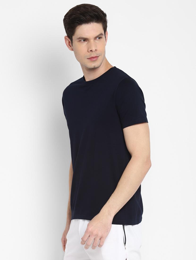 dark blue solid t-shirt - 18048025 -  Standard Image - 1