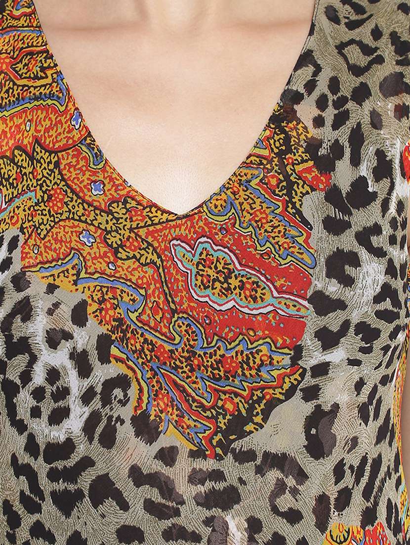 women's fit & flare floral dress - 18048035 -  Standard Image - 6