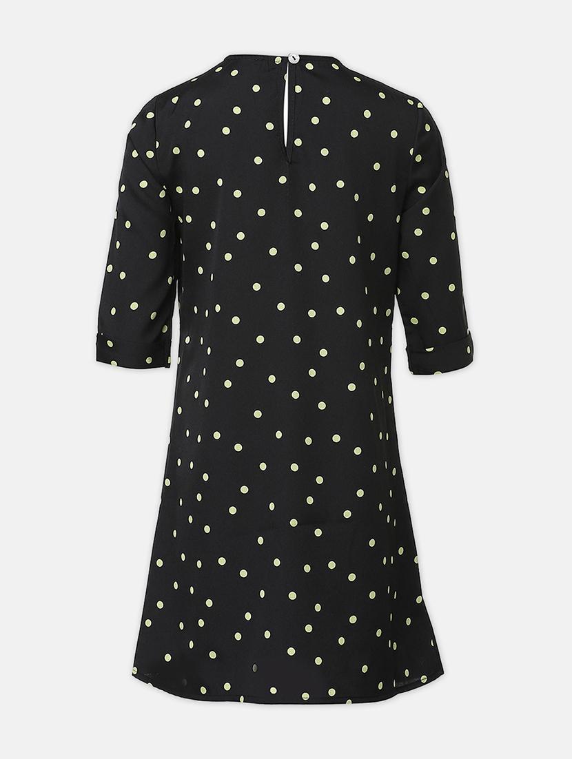 black printed frock - 18048141 -  Standard Image - 1