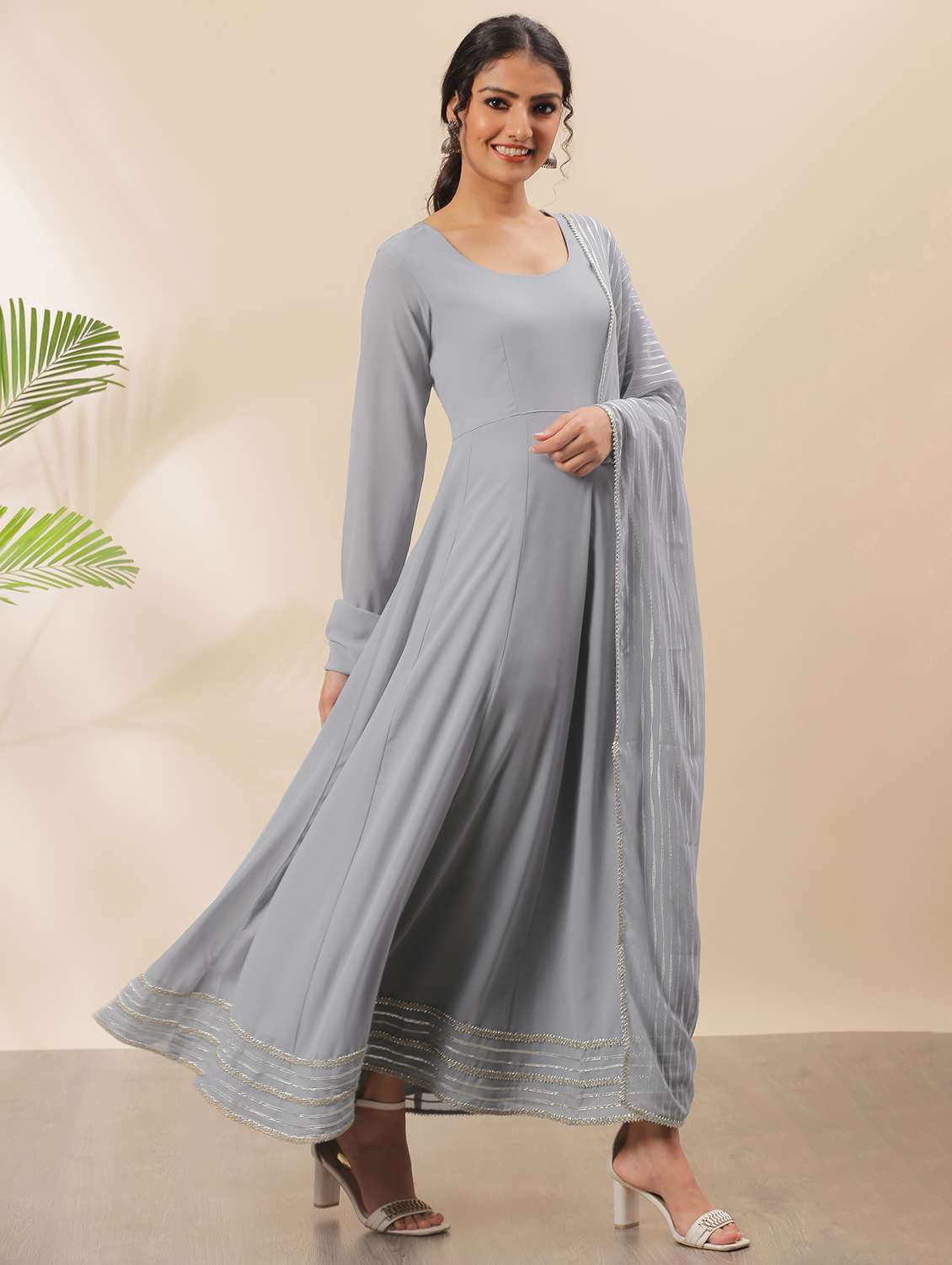 women's flared kurta - 18049186 -  Standard Image - 1
