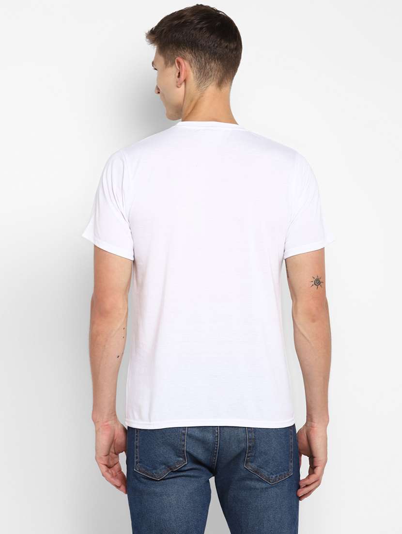 white color block t-shirt - 18049807 -  Standard Image - 1
