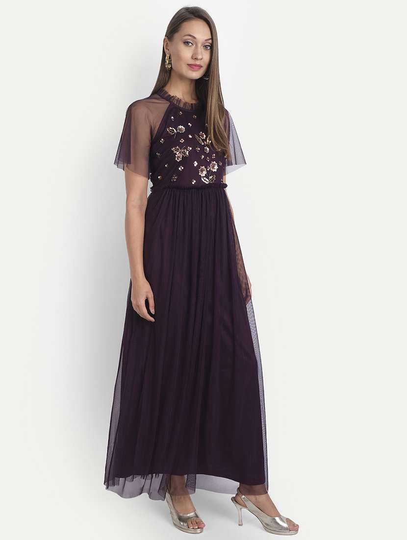 women's fit & flare maxi dress - 18051295 -  Standard Image - 1