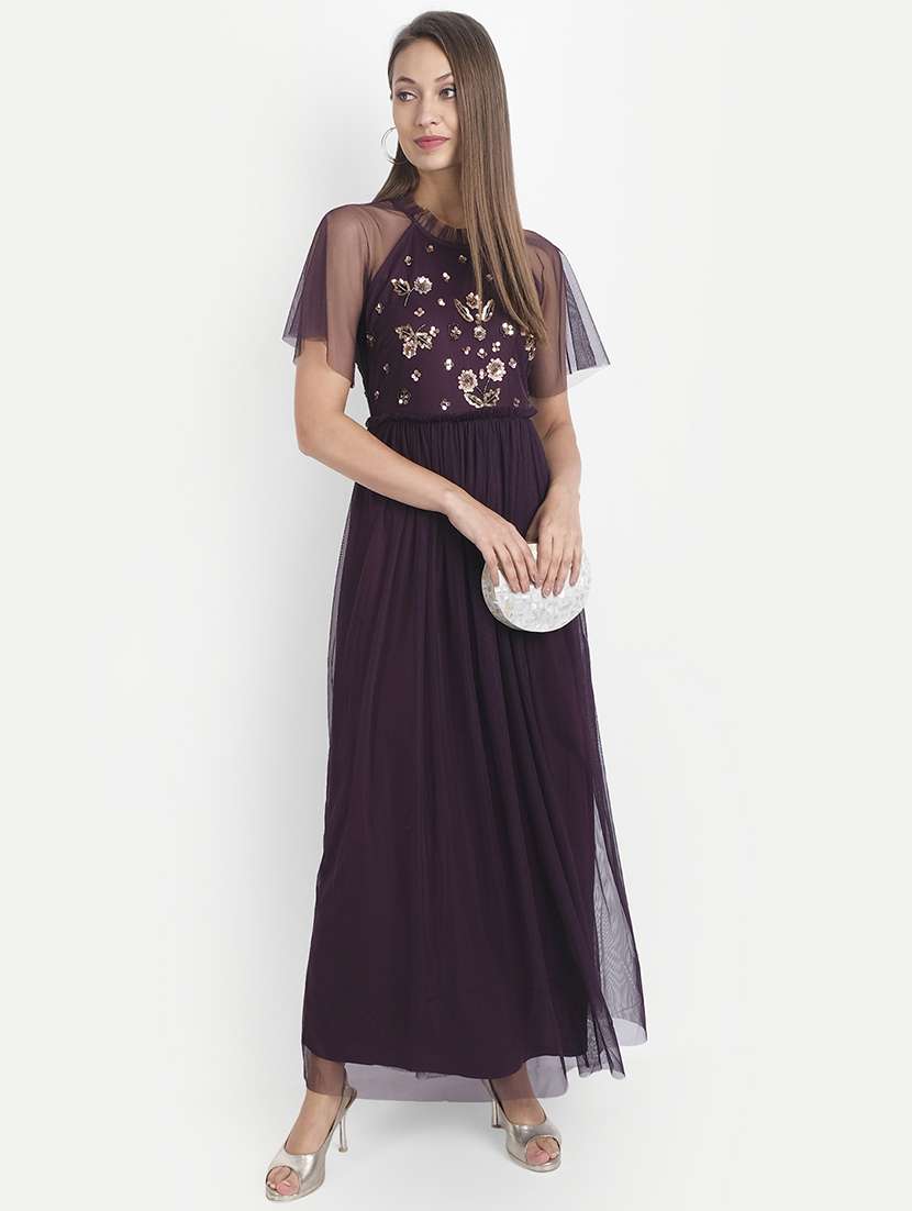 women's fit & flare maxi dress - 18051295 -  Standard Image - 4