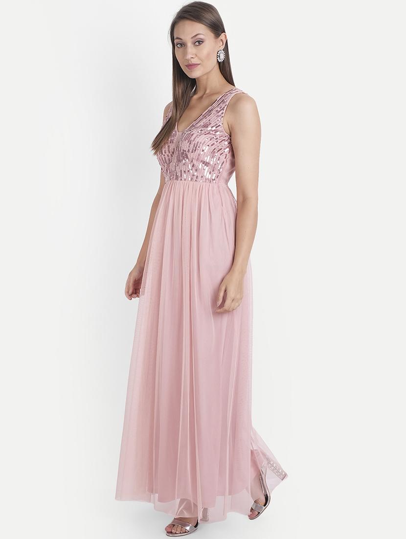 women's fit & flare maxi dress - 18051315 - Standard Image - 1