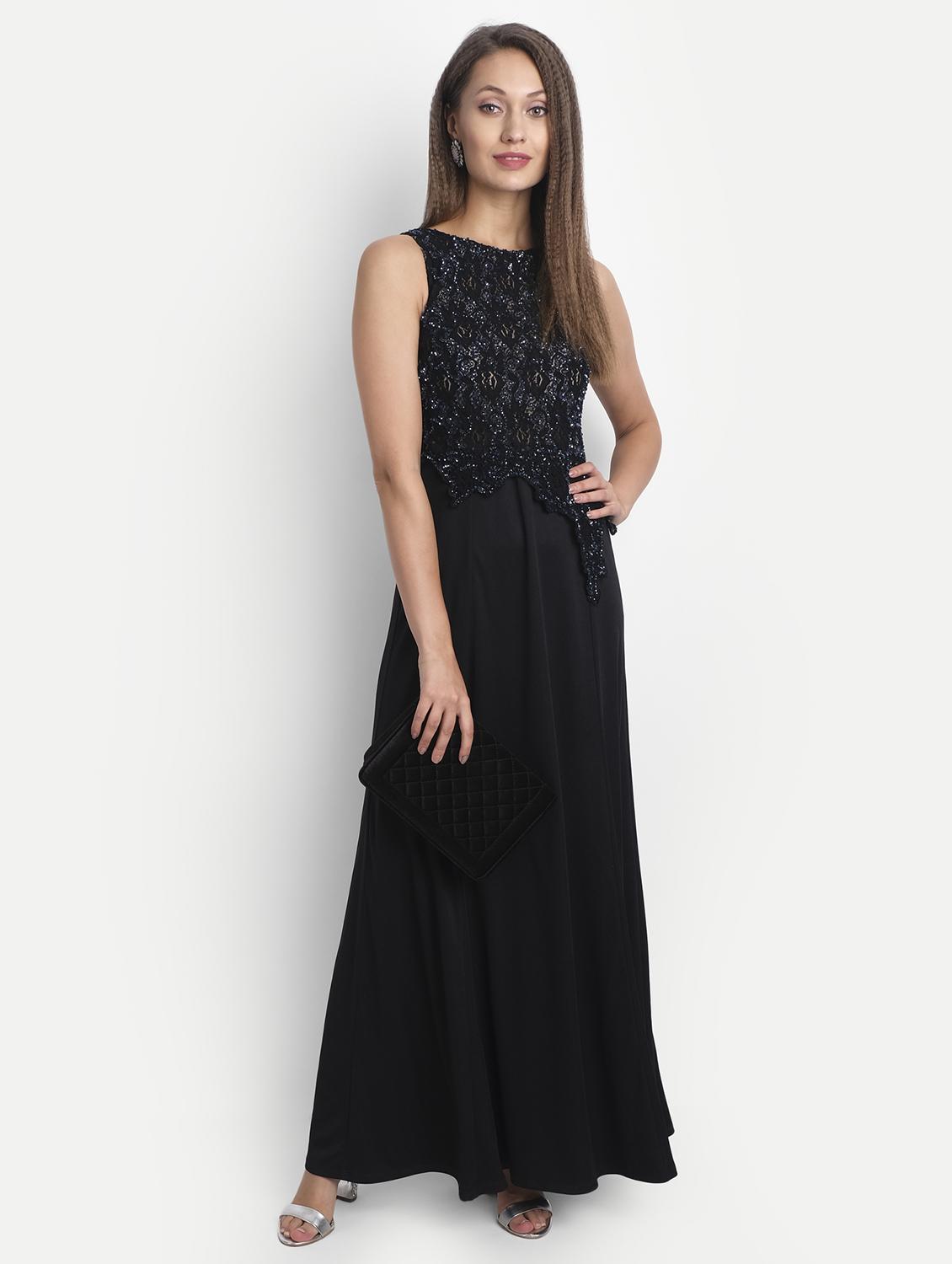 women's peplum maxi dress - 18051319 -  Standard Image - 1