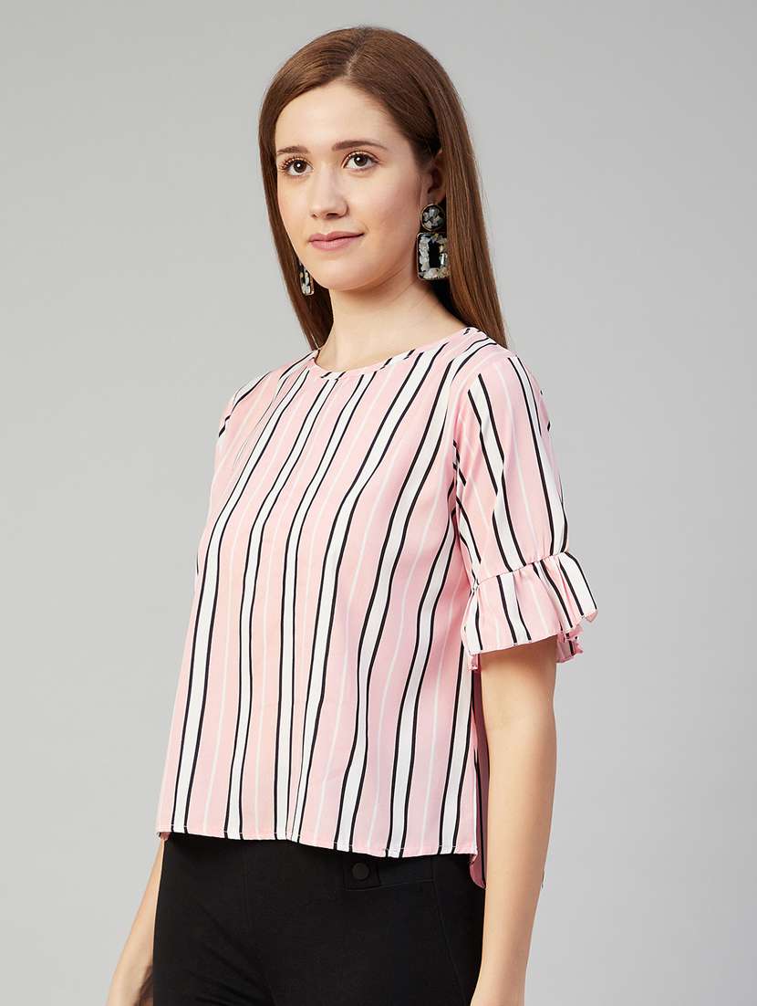 women's straight boat neck top - 18052498 -  Standard Image - 1
