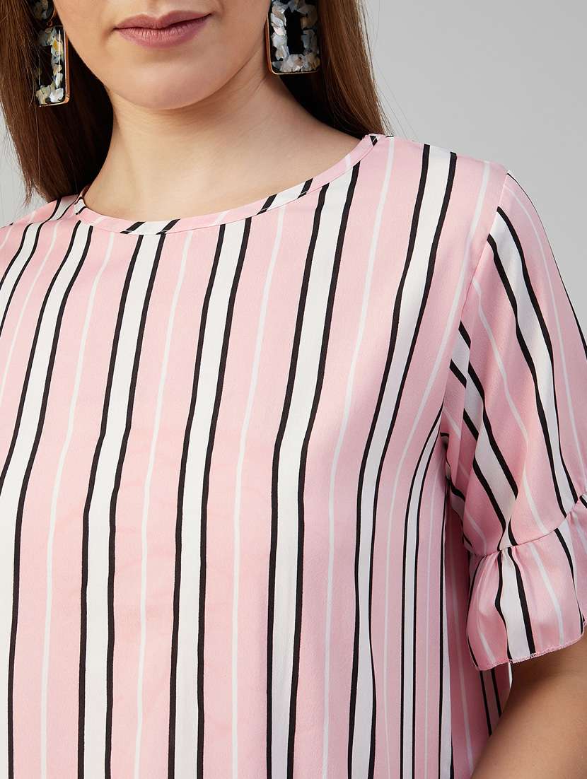 women's straight boat neck top - 18052498 -  Standard Image - 4