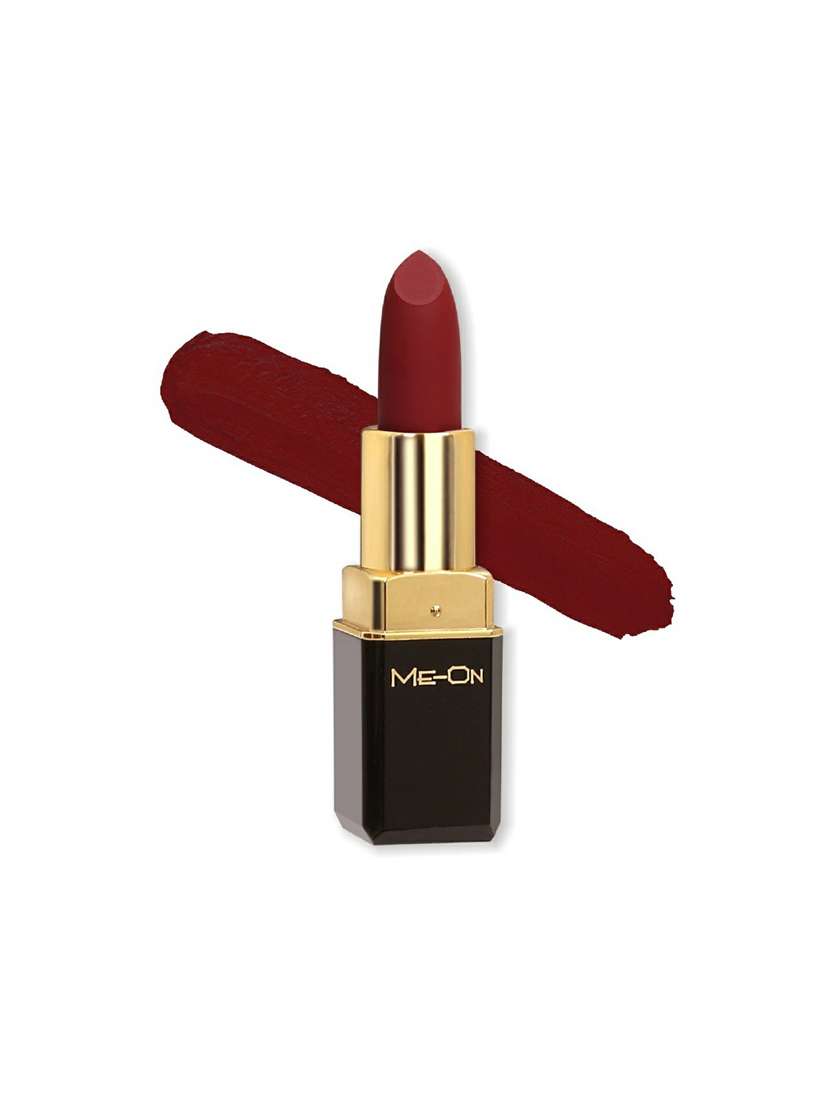 me-on color addict hd matte 8h longlasting lipstick shade# 4 (4g)