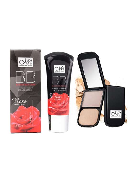 me-now pack of rose blemish bb foundation cream (38ml) and matte look compact (8g)