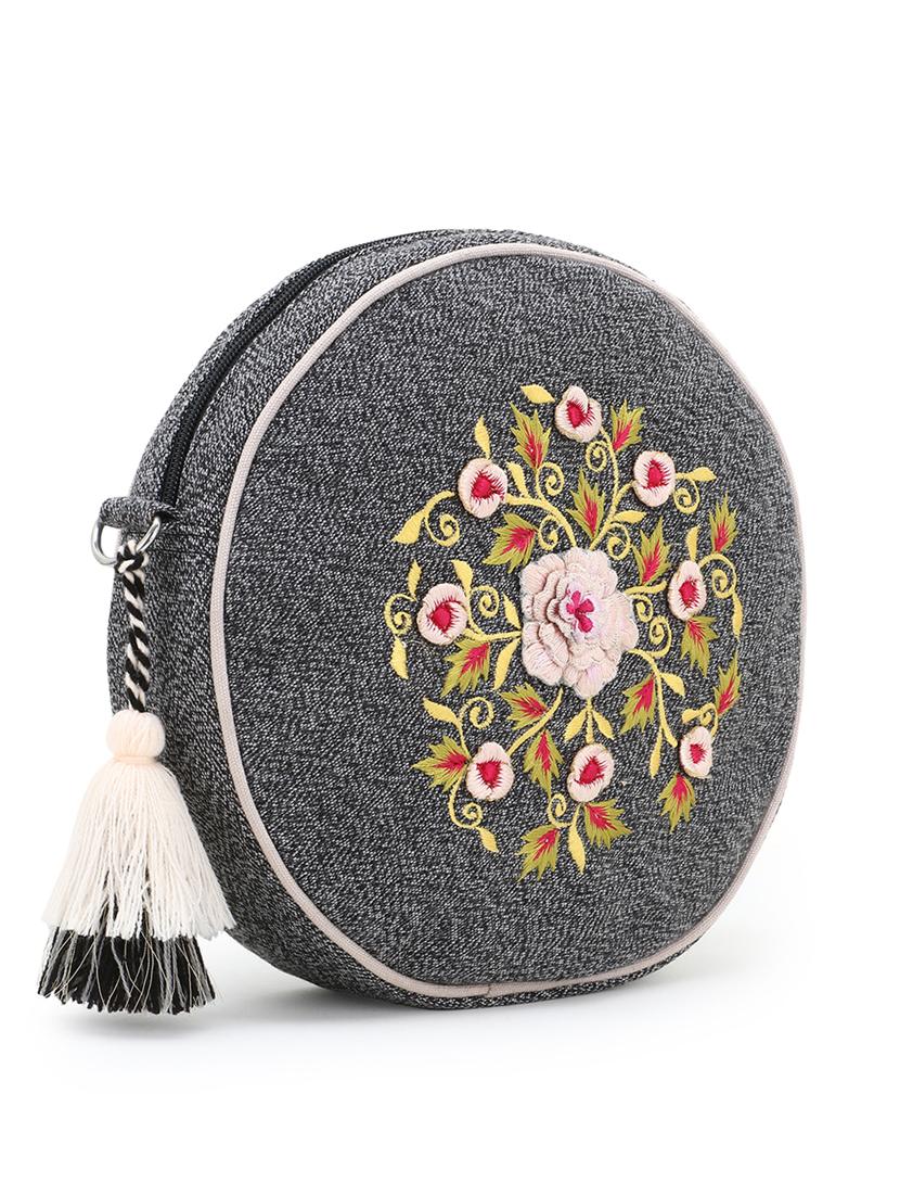 grey canvas sling bag - 18053623 - Standard Image - 4