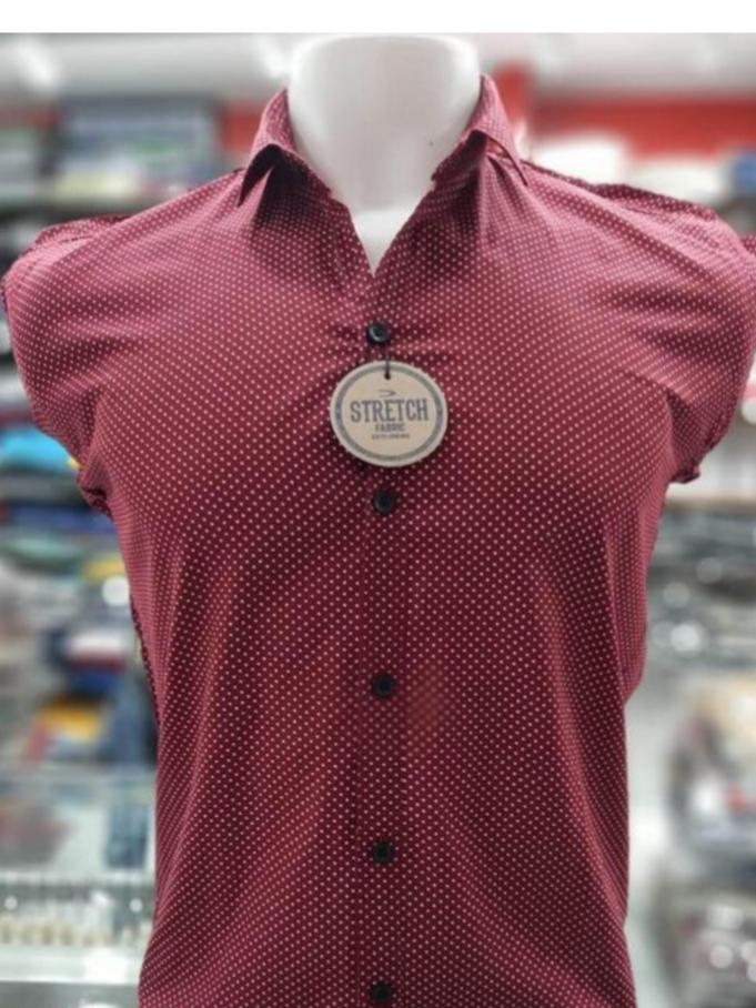 red cotton shirt - 18053893 - Standard Image - 1