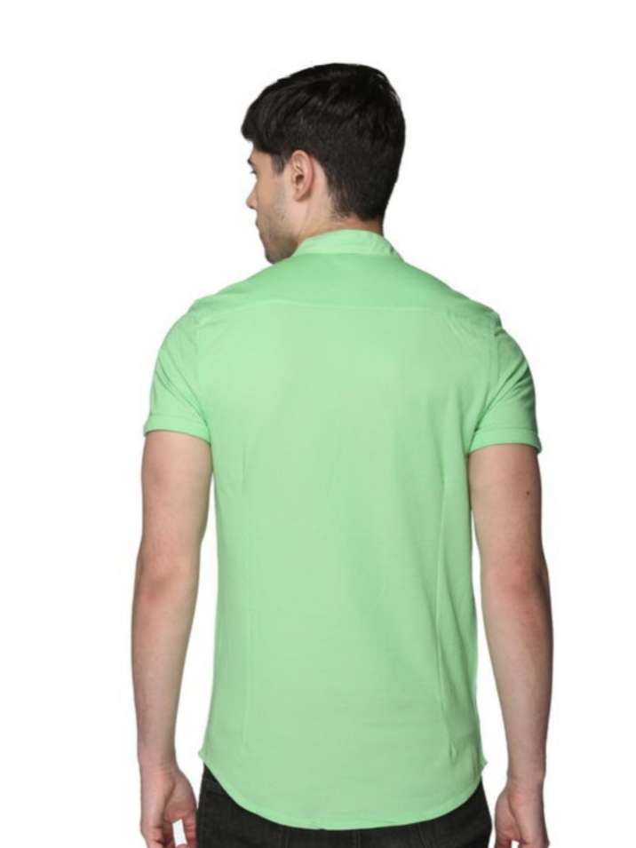 green cotton shirt - 18053901 -  Standard Image - 1