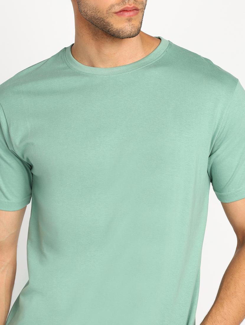 green solid t-shirt - 18054120 - Standard Image - 4